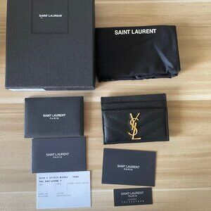 Saint Laurent Monogram Card Case